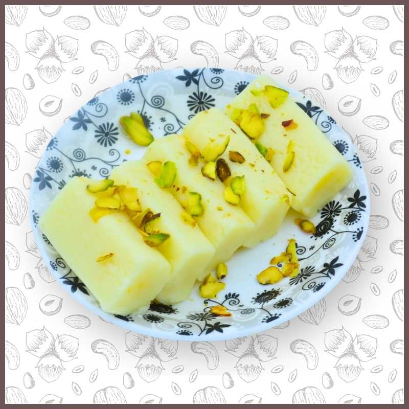 Ice Cream Burfi-Milk Cream Burfi Sri Mourya's Foods